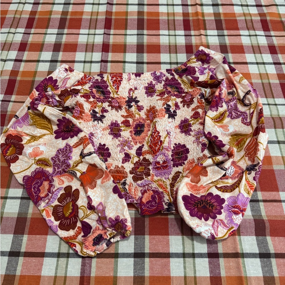 Old Navy Floral Kids Top - Pink, Purple, Orange